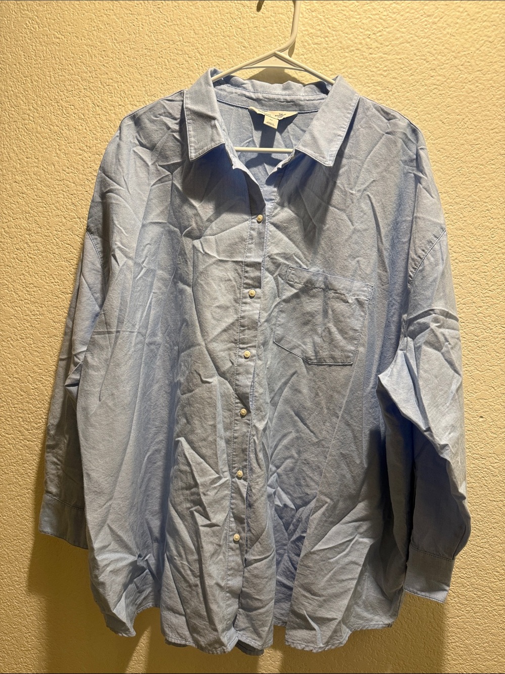 Old Navy Pale Blue Relaxed Button-Down Shirt ( The BF shirt)